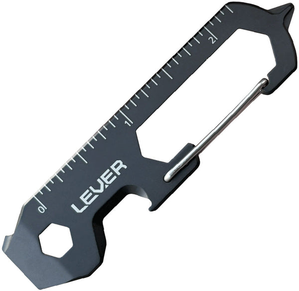 Lever Gear CLiP KT Keychain Tool Black
