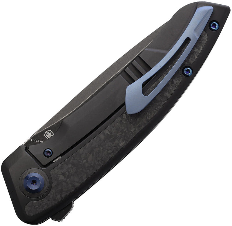 Legion Steel Knives Asgeir Solv Framelock Black