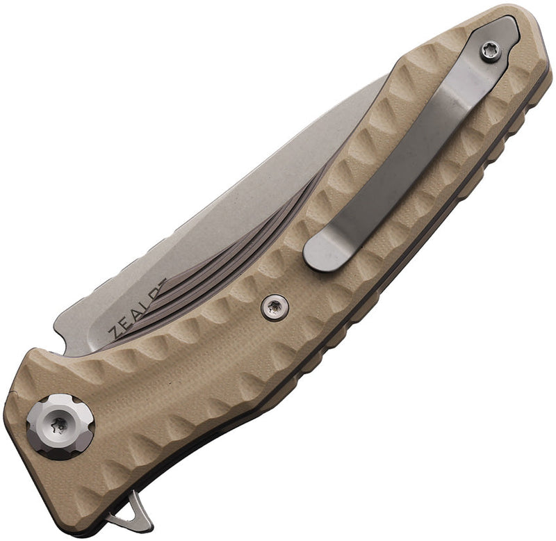 Maxace Zealot 2.0 Linerlock Brown G10