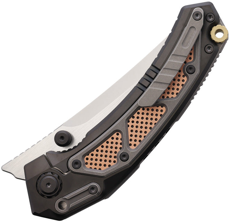 Maxace Backlight 01 Framelock Brass