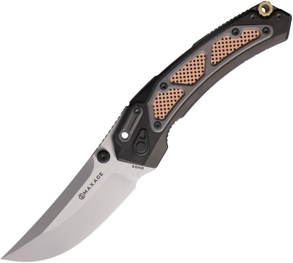 Maxace Backlight 01 Framelock Brass