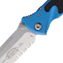 Microtech Socom Elite T\E Linerlock Blue