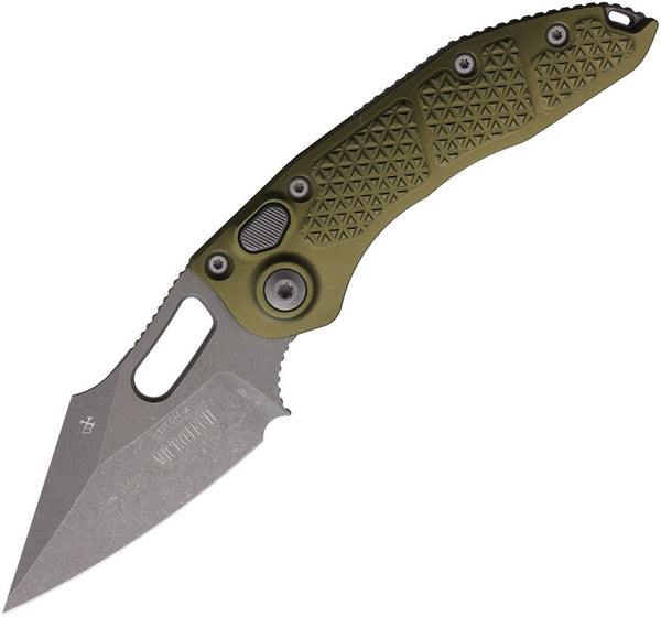 Microtech Auto Stitch S/E Button Lock OD