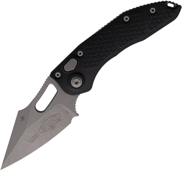 Microtech Auto Stitch S/E Button Lock AP