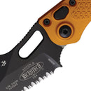 Microtech Auto Stitch S/E Button Lock PS