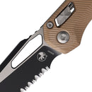 Microtech MSI Ram-Lok FS Fluted Brown