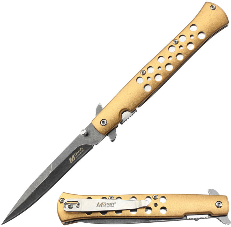 Mtech Linerlock A/O Gold