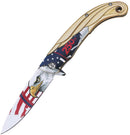 Mtech Eagle Linerlock A/O Gold