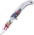 Mtech Eagle Linerlock A/O Silver
