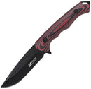 Mtech Fixed Blade Red Micarta