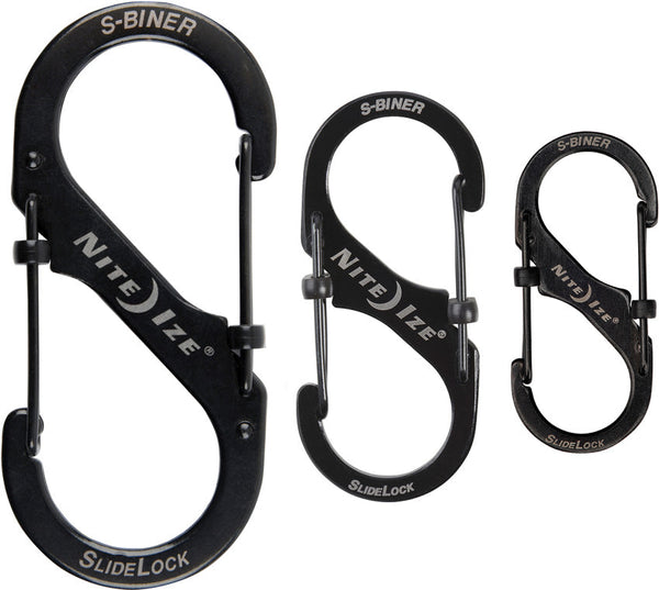 Nite Ize S-Biner Three Pack Black