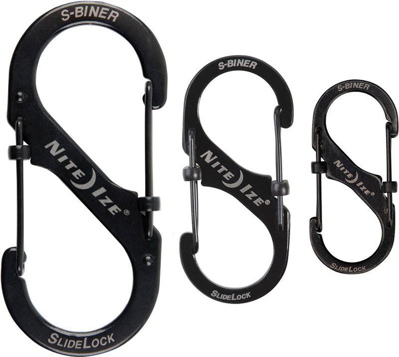 Nite Ize S-Biner Three Pack Black