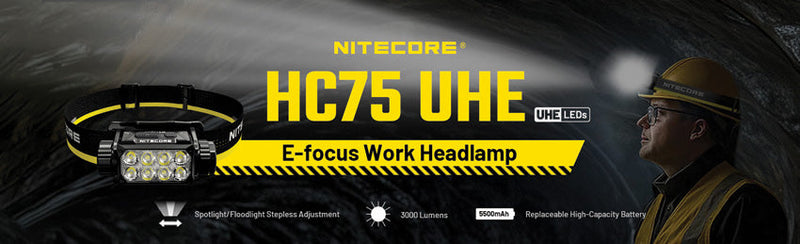 Nitecore HC75 UHE Headlamp
