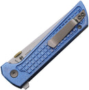 North Mountain Blade Chop 2 Button Lock Frag Blue