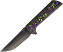 North Mountain Blade Chop 2 Button Lock Purple CF