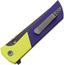 North Mountain Blade Chop 2 Button Lock PRP/YLW