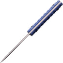 North Mountain Blade Chop Mini Fixed Blade Blue