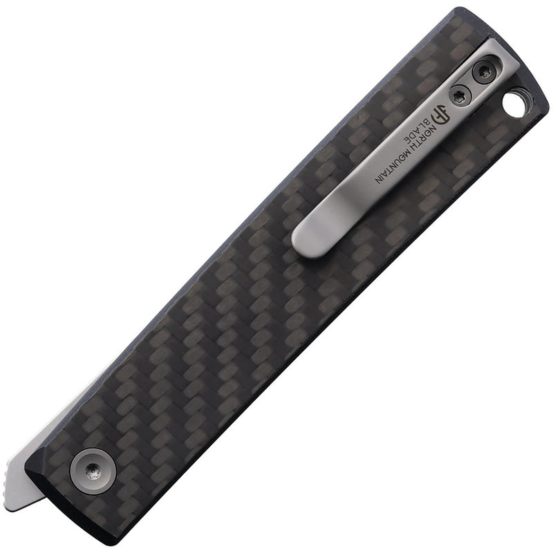 North Mountain Blade Kaiken Linerlock Blk CF