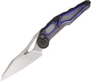 NOC Knives MT-32 Button Lock Blue