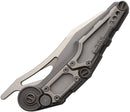 NOC Knives MT-32 Button Lock Gray