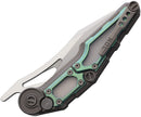 NOC Knives MT-32 Button Lock Green