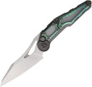 NOC Knives MT-32 Button Lock Green