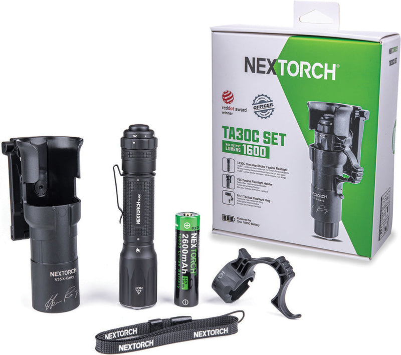 Nextorch TA30C Tactical Flashlight Set