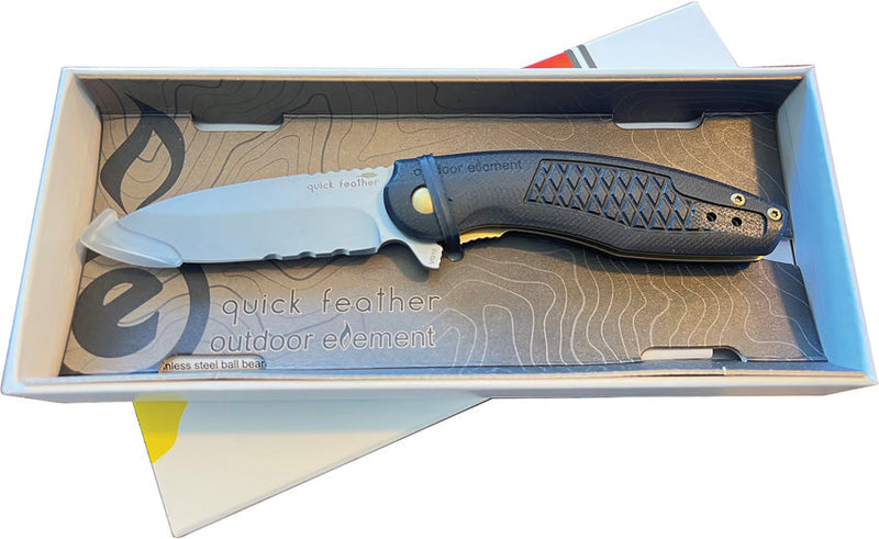 Outdoor Element Quick Feather Linerlock