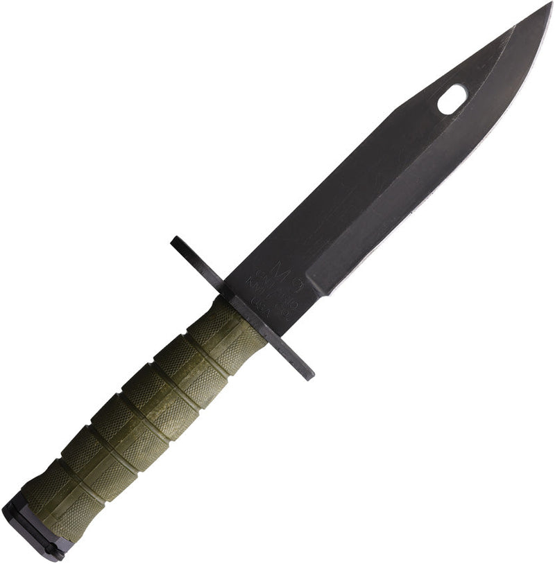 Ontario M-9 Combat Knife Green No Saw