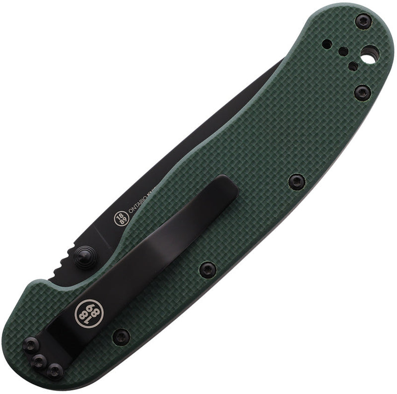 Ontario RAT I Linerlock Green G10