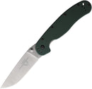 Ontario RAT I Linerlock Green G10 SW