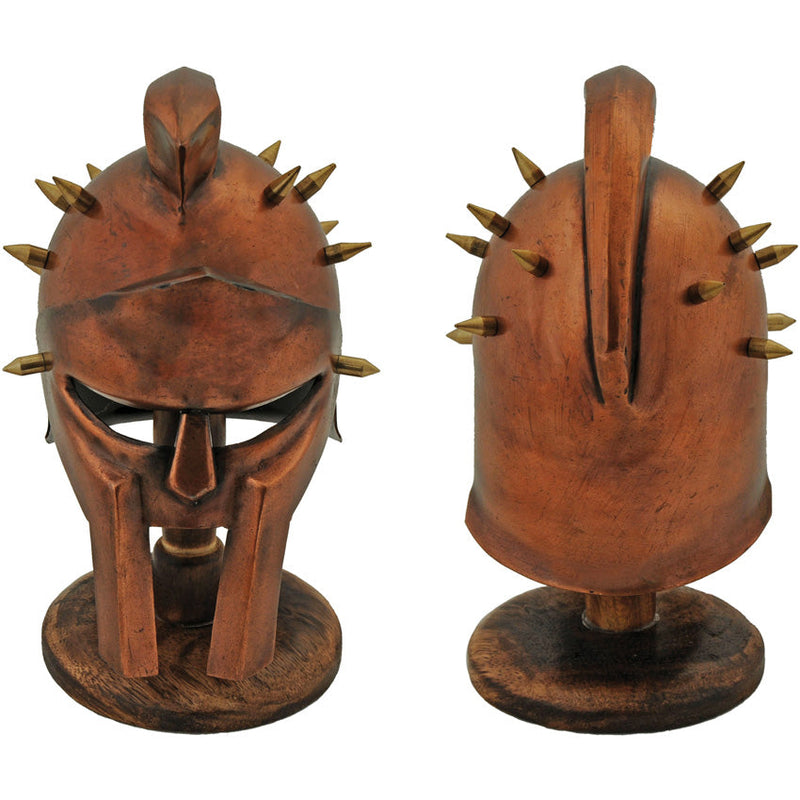 India Made Mini Gladiator Helmet w/ Stand