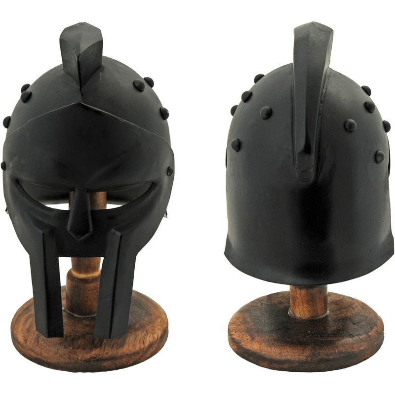 India Made Mini Gladiator Helmet w/ Stand