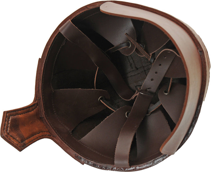 India Made Leather Norman Nasal Helmet