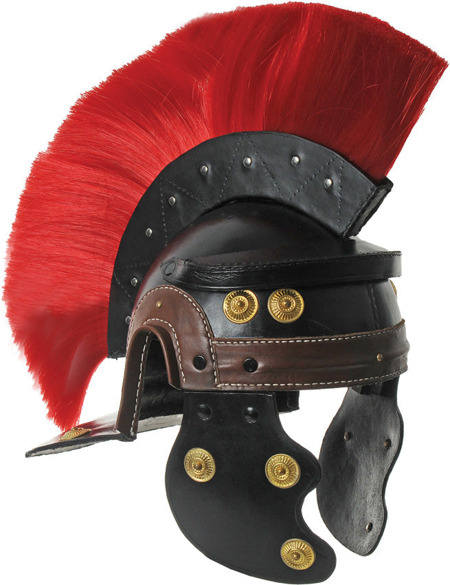 India Made Leather Roman Centurion Helmet