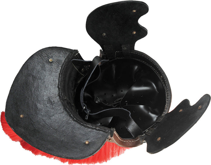 India Made Leather Roman Centurion Helmet