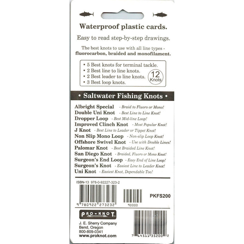 Pro-Knot Saltwater Fishing Knot Cards