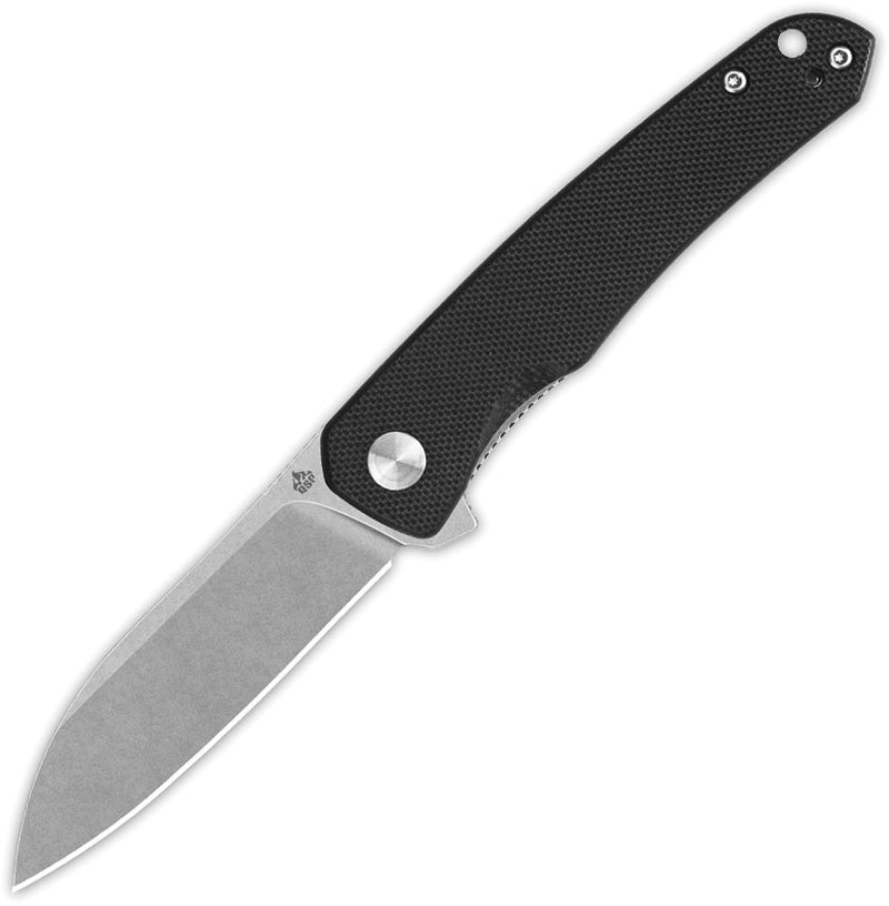 QSP Knife Otter Linerlock Black G10
