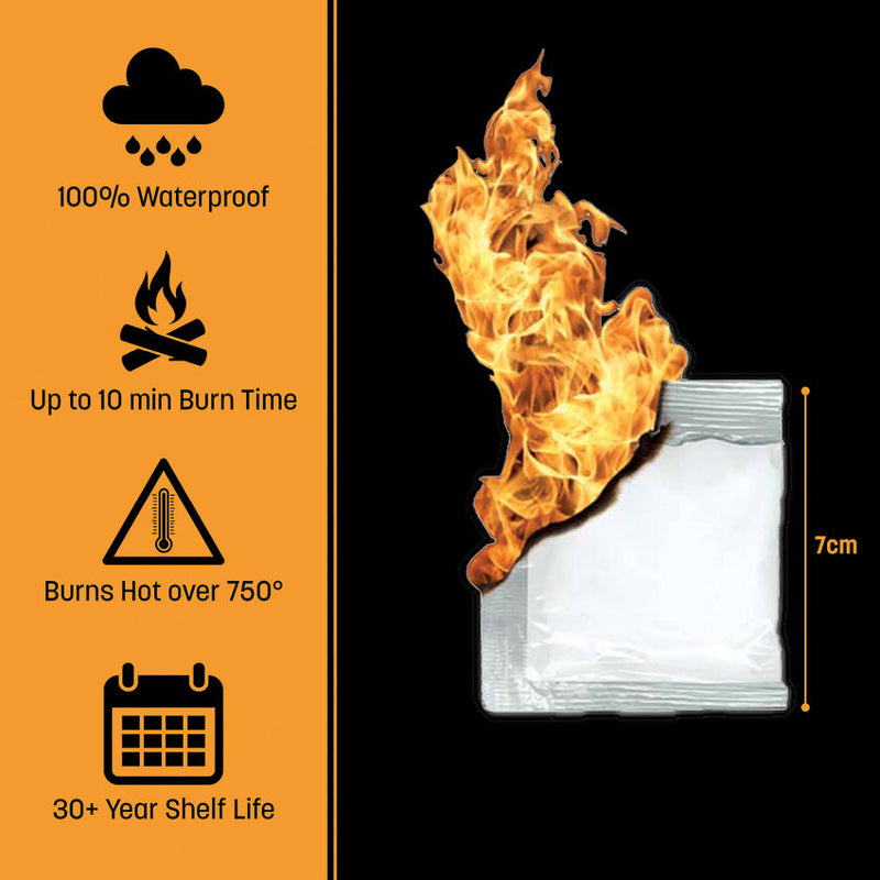 QuickSurvive Fire Starter 50 Pack