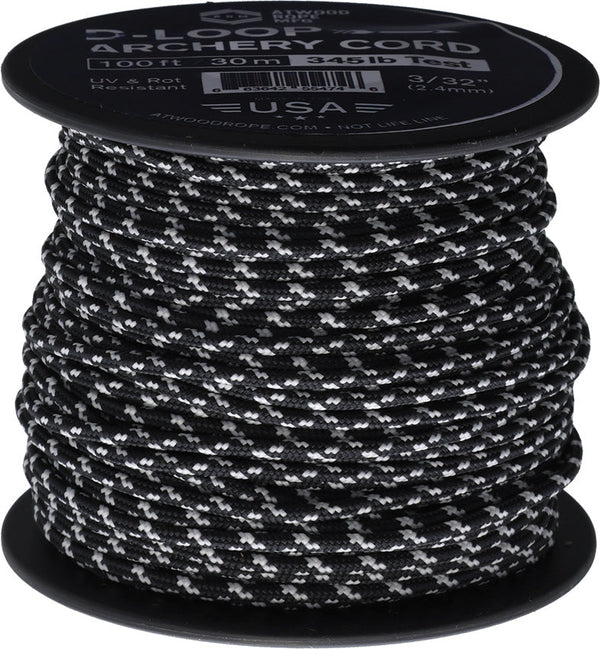 Atwood Rope MFG D-Loop Cord Black Glow