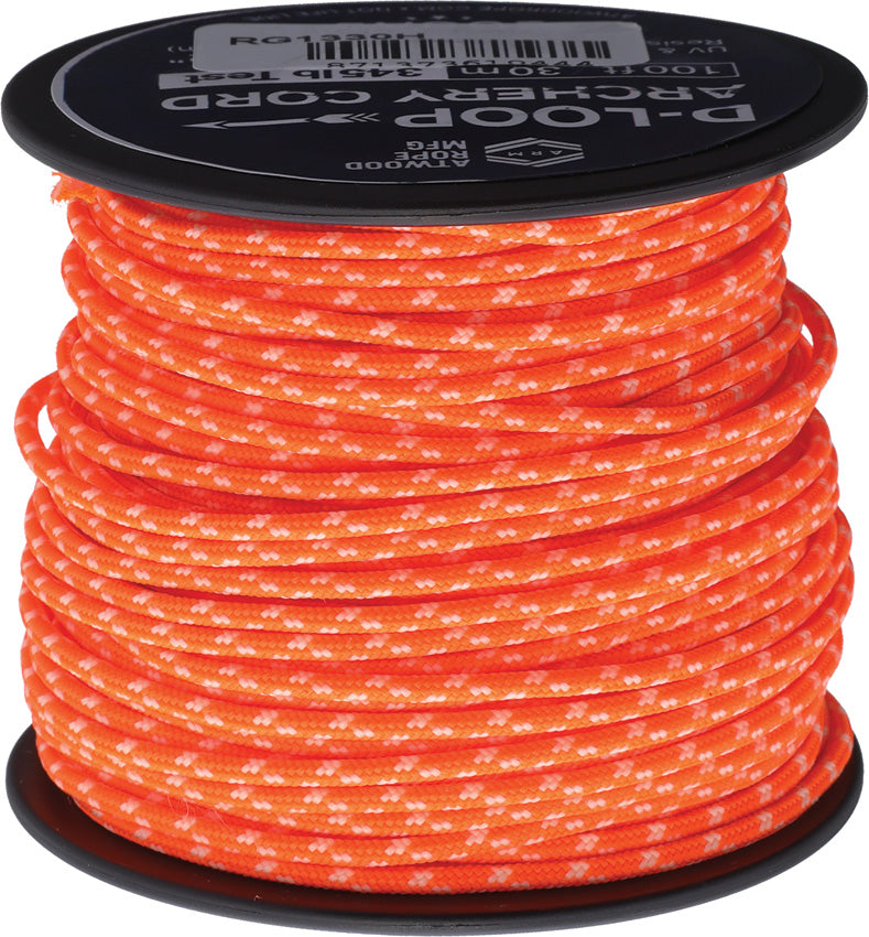 Atwood Rope MFG D-Loop Cord Neon Org Glow