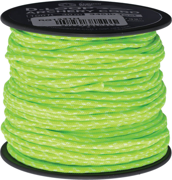 Atwood Rope MFG D-Loop Cord Neon Green Glow