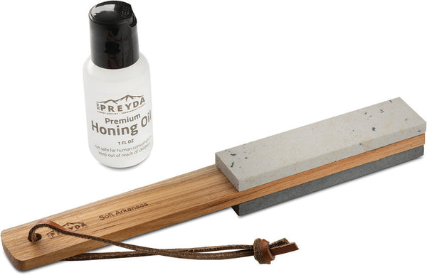 RH Preyda Arkansas Paddle Stone w/Oil