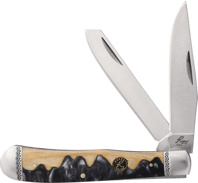 Roper Knives Trapper Lahar Series Black