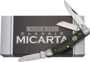 Rough Rider Sowbelly Green Micarta Brushed