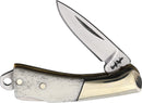 Rough Ryder White Smooth Bone 2" Lockback