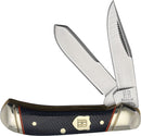 Rough Ryder Tiny Trapper Denim Micarta