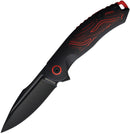 Rough Rider Linerlock Black and Red