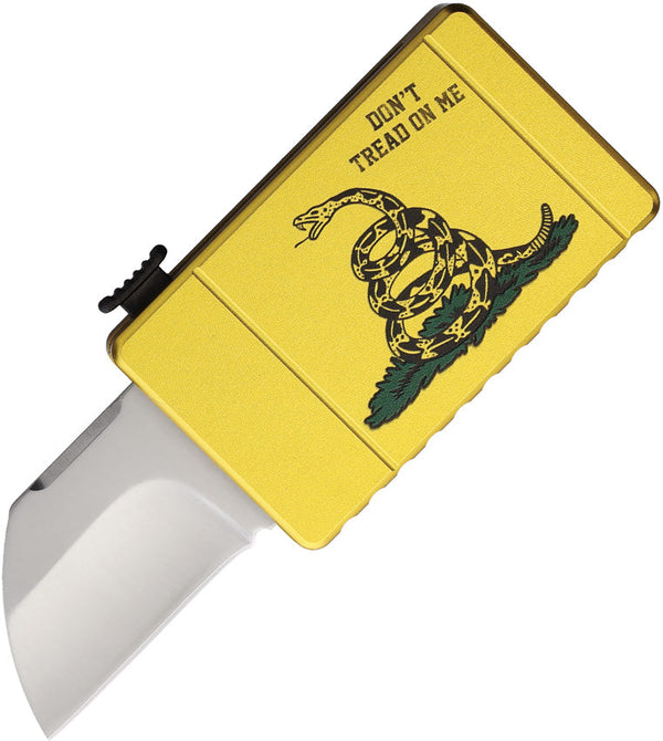 Rough Ryder Dont Tread On Me Knife Gold