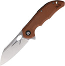 Rough Rider Linerlock Brown Linen Micarta